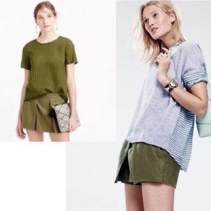 JCrew Linen Crossover Skort Size 2